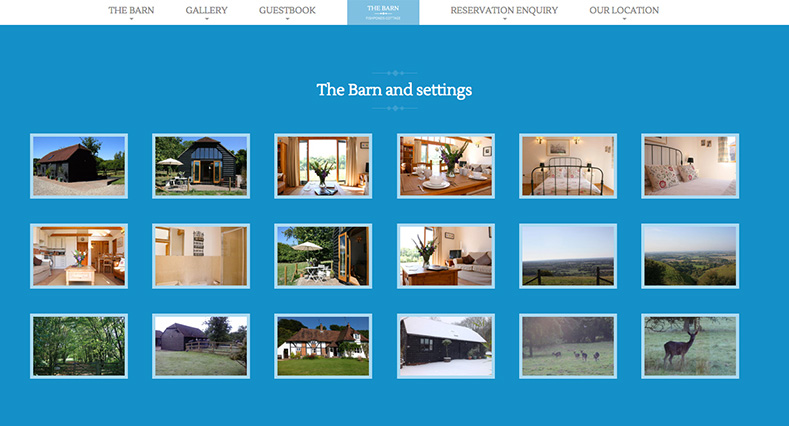 The Barn at Fishponds jQuery gallery overview